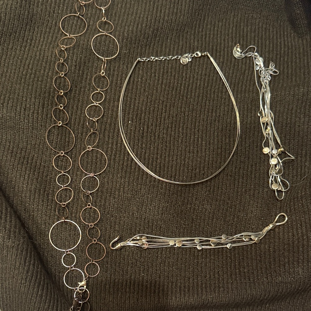 Necklaces and one bracelet